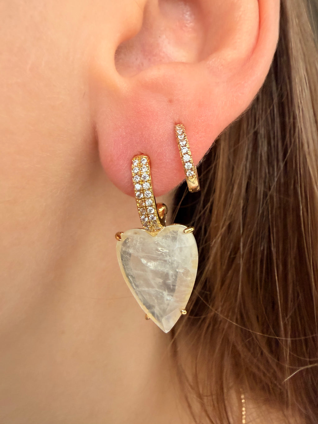 Boucles d'oreilles Ambre